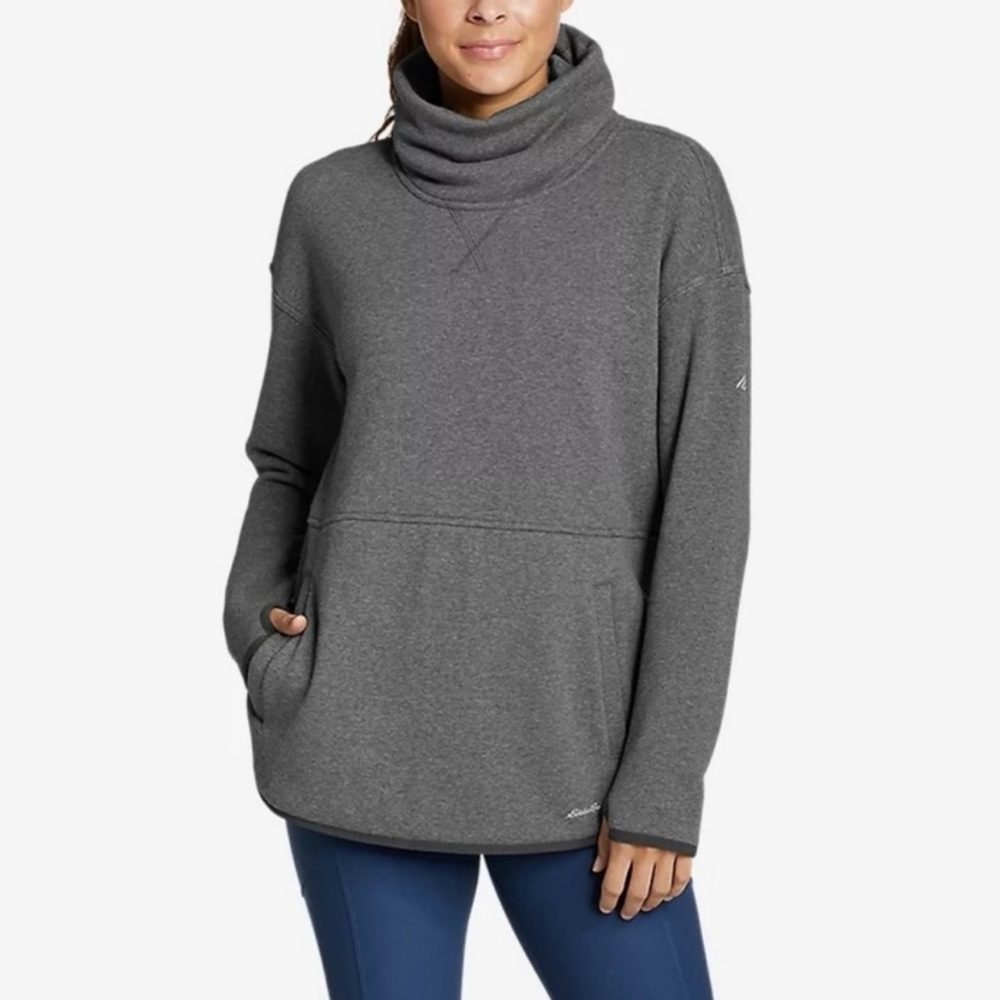Eddie Bauer Women’s Northern Lights Plush Funnel Neck Sweatshirt